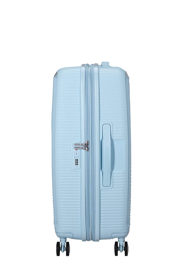 American Tourister SoundBox Spinner TSA Expandable 67cm  Pastel Blue
