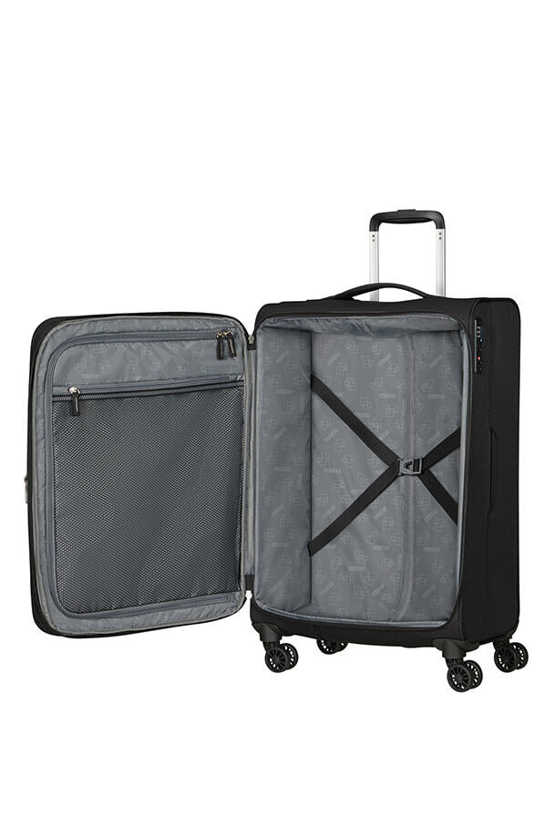 American Tourister Aerospin Spinner Expandable M  Black