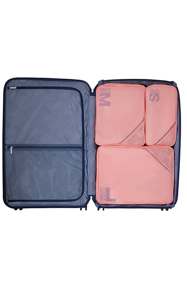 Packing Cubes 3 pakkauskuution sarja | American Tourister American Tourist. Ta Packing Cubes S/M/L  Pink/Mauve