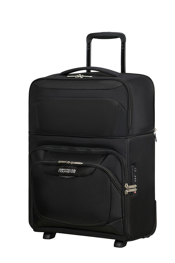 American Tourister SummerRide Upright Underseater Expandable Tsa Black