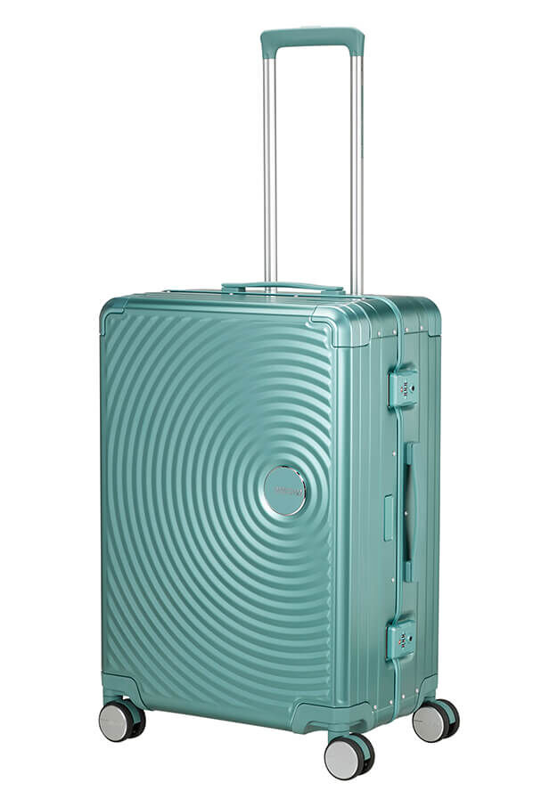 American Tourister Soundbox Alu Spinner TSA 68cm  Dusty Turquoise