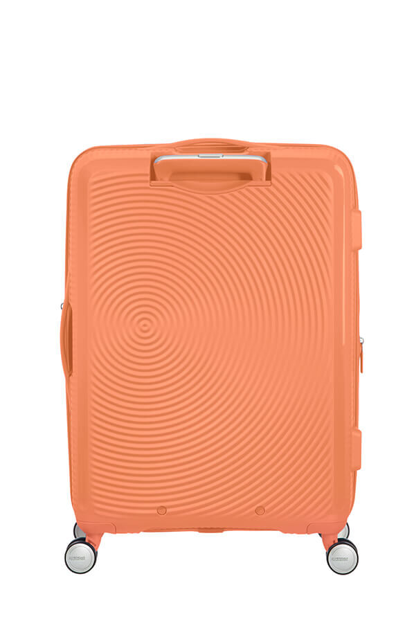 SoundBox Medium Check-in | American Tourister Soundbox Spinner TSA Expandable 67cm  Cantaloupe