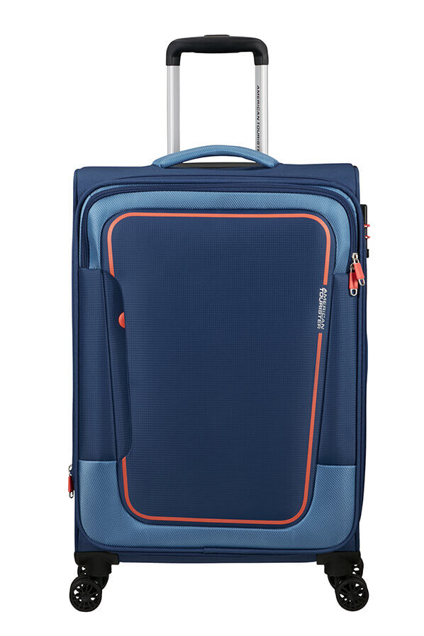 American Tourister Pulsonic Spinner Expandable 68cm  Combat Navy
