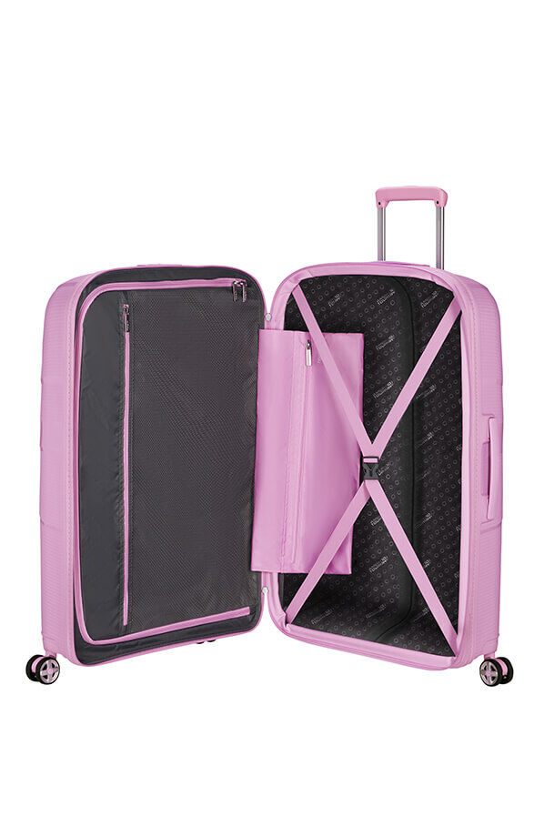 American Tourister StarVibe Spinner Expandable TSA 77cm  Metallic Pastel Lavender