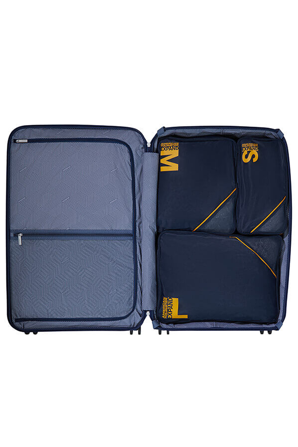 Packing Cubes 3 pakkauskuution sarja | American Tourister American Tourist. Ta Packing Cubes S/M/L  Navy/Orange