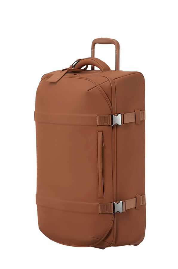 Lost In Berlin Exile Duffle with Wheels 72cm Brown Rolling