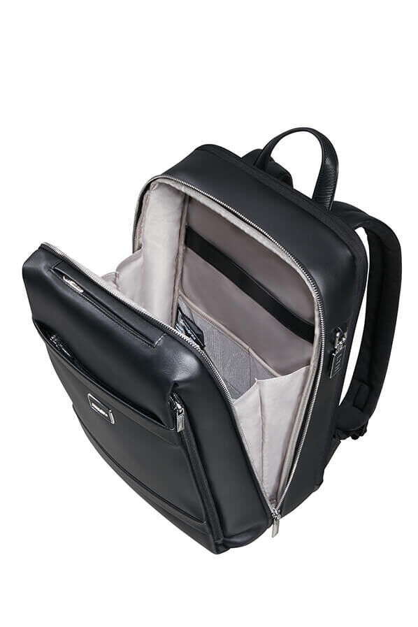 Image Biz Leather Backpack 14.1" | Samsonite Image Biz Leather Backpack 14.1'  Black