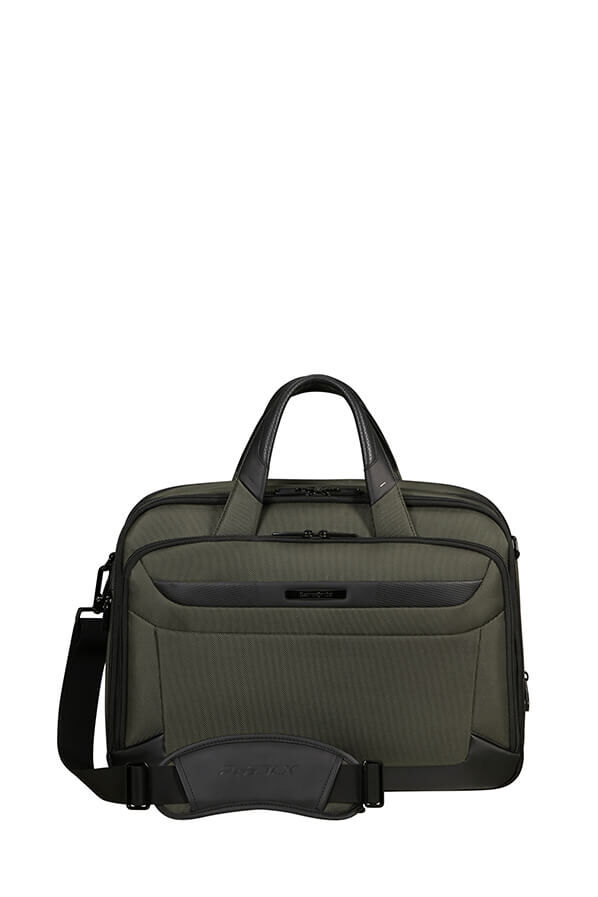 Samsonite Pro-Dlx 6 Bailhandle Expandable 15.6'  Green