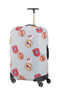 Samsonite Global Ta Lycra Luggage Cover M  Heritage Patches