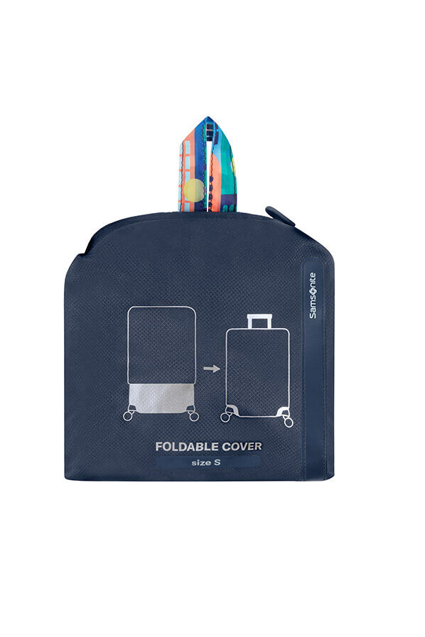 Samsonite Ta Revolution Foldable Luggage Cover S  City Print