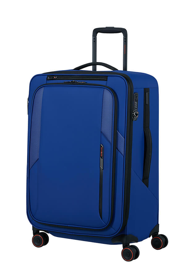 Samsonite Glazed Spinner Expandable 67cm  Electric Blue