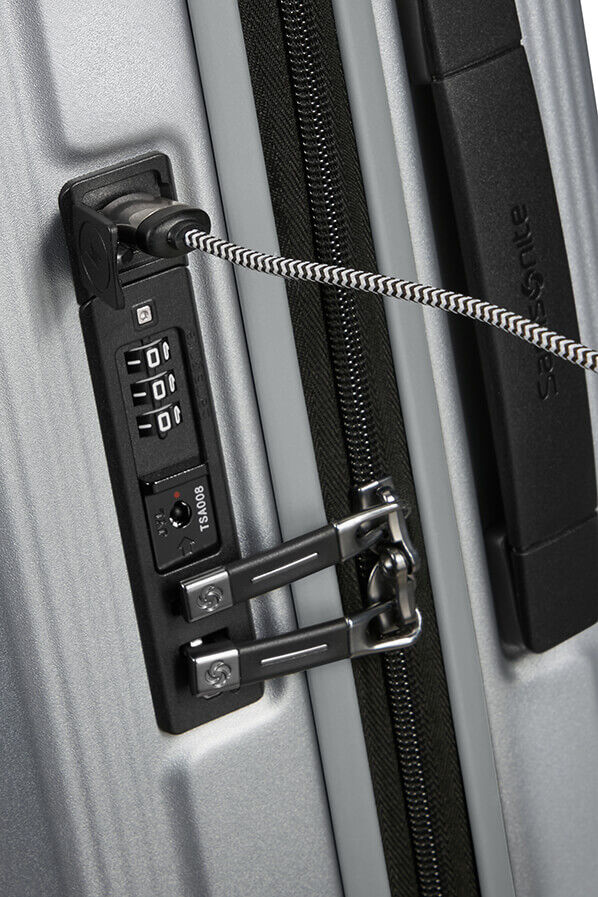 Samsonite Nuon Spinner Expandable 55cm  Matt Silver