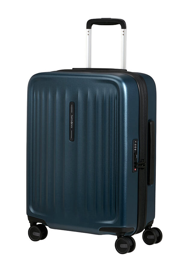 Samsonite Fyrm Spinner Expandable 55cm  Steel Blue