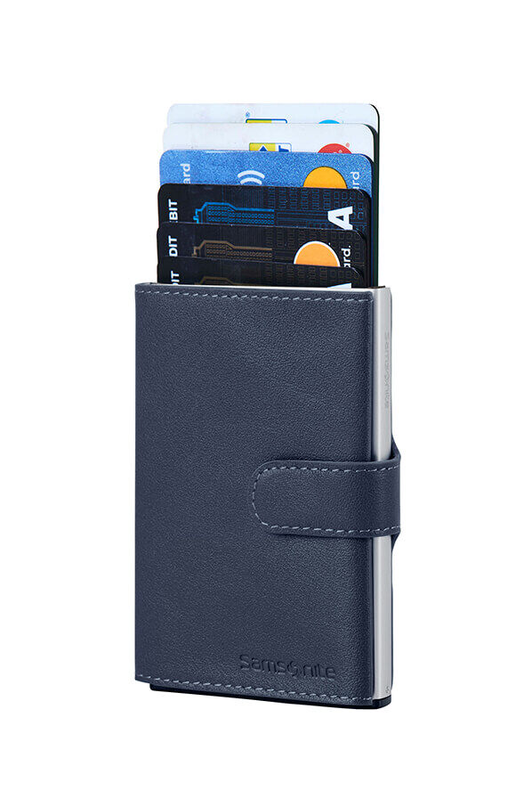 Samsonite Alu Fit 202 - Slide-up Wallet  Blue