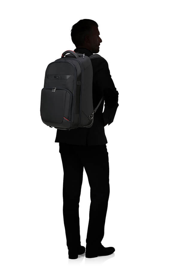 Samsonite Pro-DLX 6 Laptop Backpack with Wheels  17.3inch Black