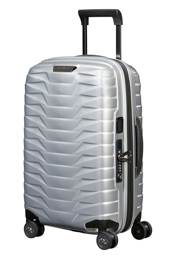 Samsonite Proxis Spinner Expandable Length 35cm 55cm  Silver