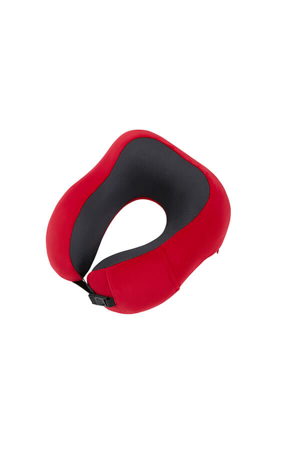 Samsonite Ta Revolution Ergonomic Memory Foam Pillow  Red