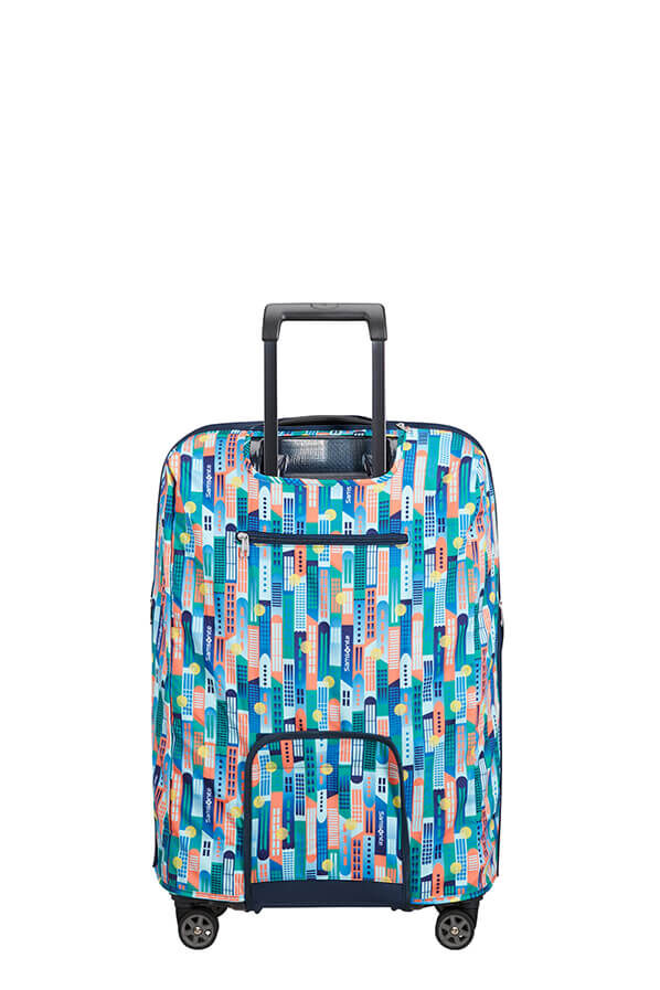 Samsonite Ta Revolution Foldable Luggage Cover M  City Print
