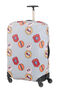 Samsonite Global Ta Lycra Luggage Cover L  Heritage Patches