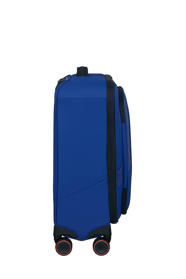Samsonite Glazed Spinner Expandable 55cm  Electric blue