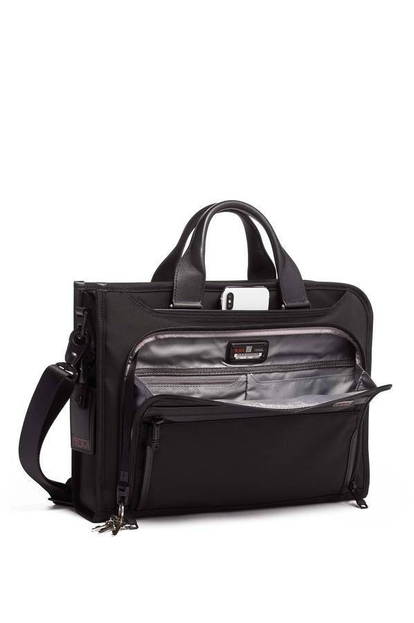 TUMI Alpha 2 SLIM DELUXE PORTFOLIO  Black