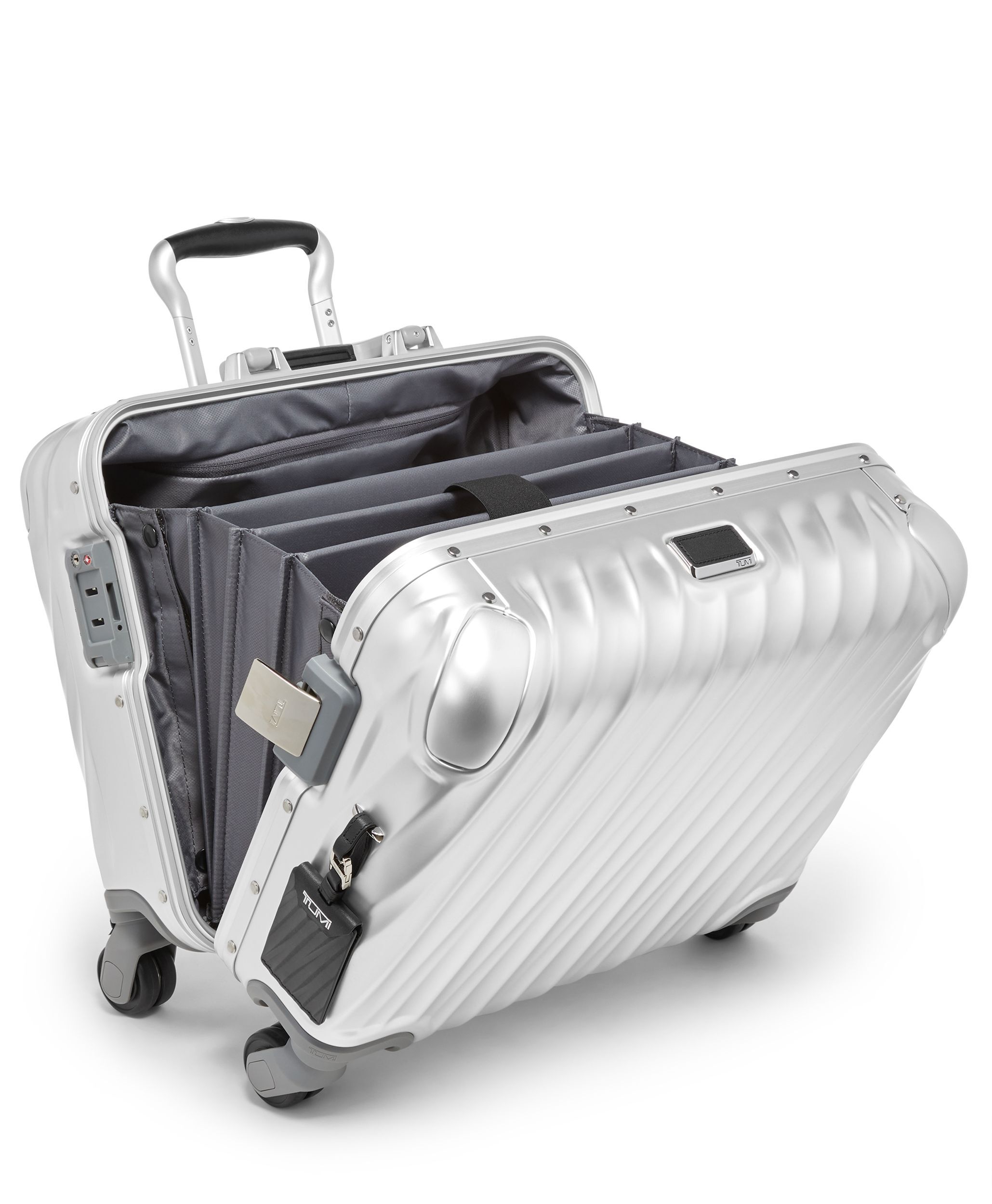 TUMI 19 Degree Aluminum COMPACT CARRY ON Silver