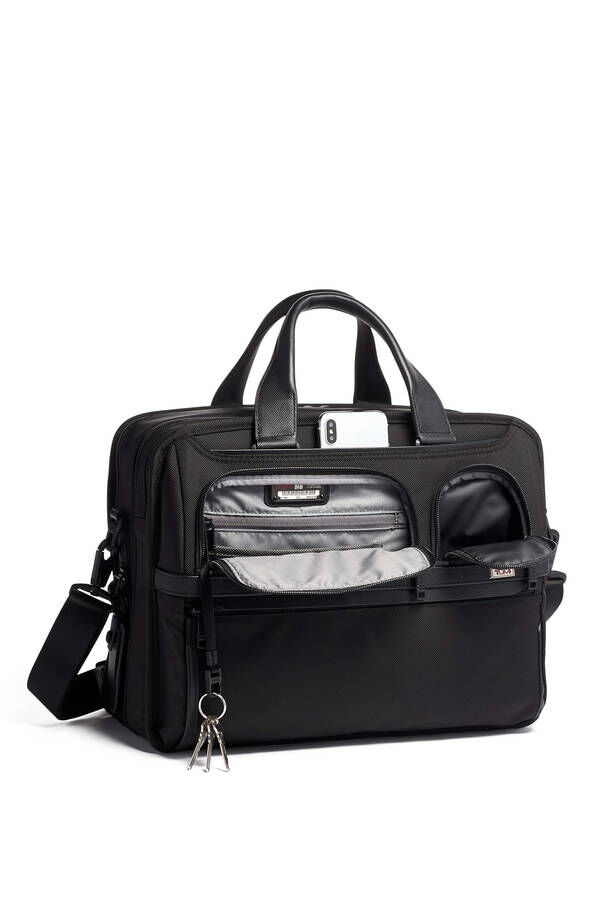 TUMI Alpha 2 EXP ORG LAPTOP BRIEF  Black