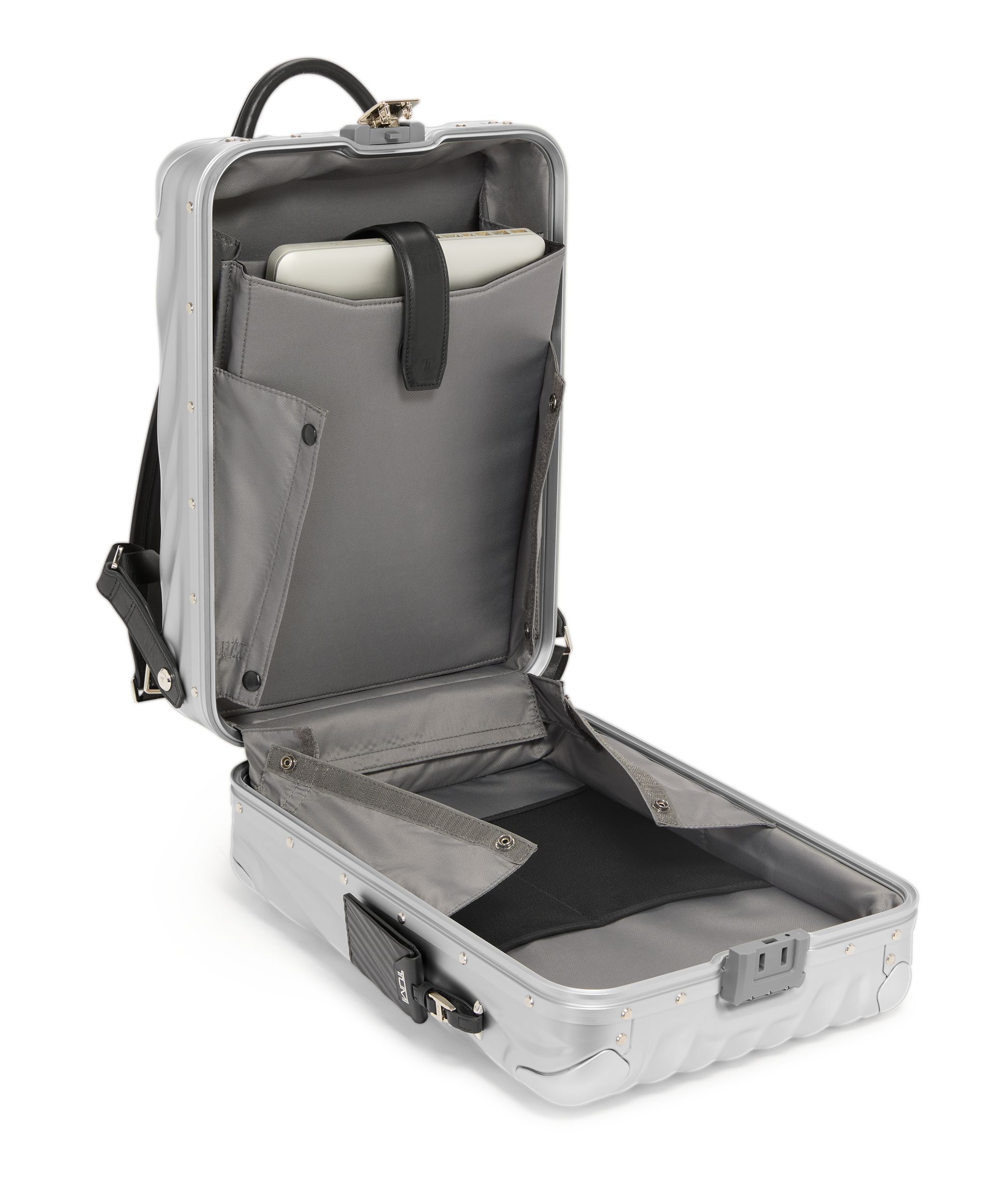 TUMI 19 Degree Aluminum Backpack Silver